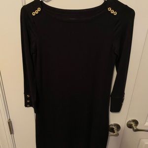 Lily Pulitzer UPF 50+ Black Sophie Dress XXS